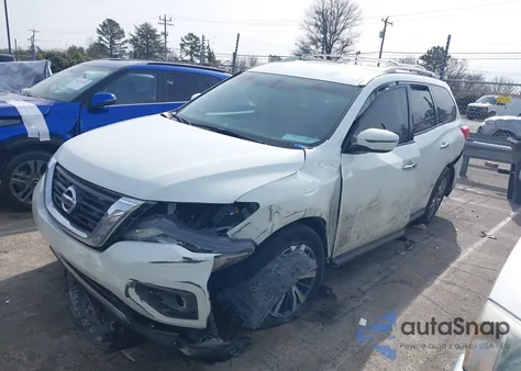 2017 Nissan Pathfinder Sv z USA, uszkodzony, nr VIN 5N1DR2MN6HC671879